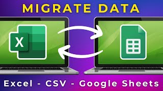 Move Data From Excel to Google Sheets (Excel & CSV to Google Sheets)