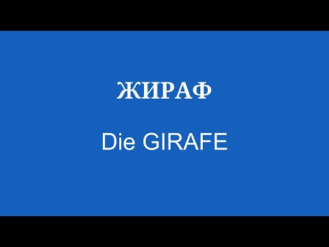 Словарный запас животных Изучайте немецкий язык