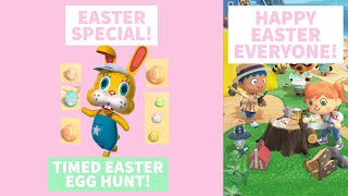 TIMED EASTER EGG HUNT! - Animal Crossing: New Horizons! - ACNH BUNNY DAY EVENTS