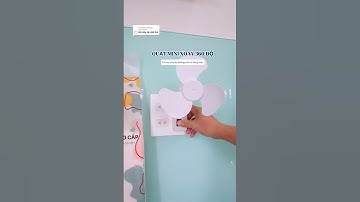 Quạt mini xoay 260 độ #shortvideo #review #xuhuong