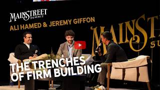 Ali Hamed & Jeremy Giffon: What Everyone Gets Wrong About Risk, Hiring & AI | Main Street Summit