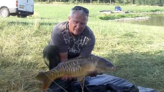 Steve and a 14lb+ mirror carp