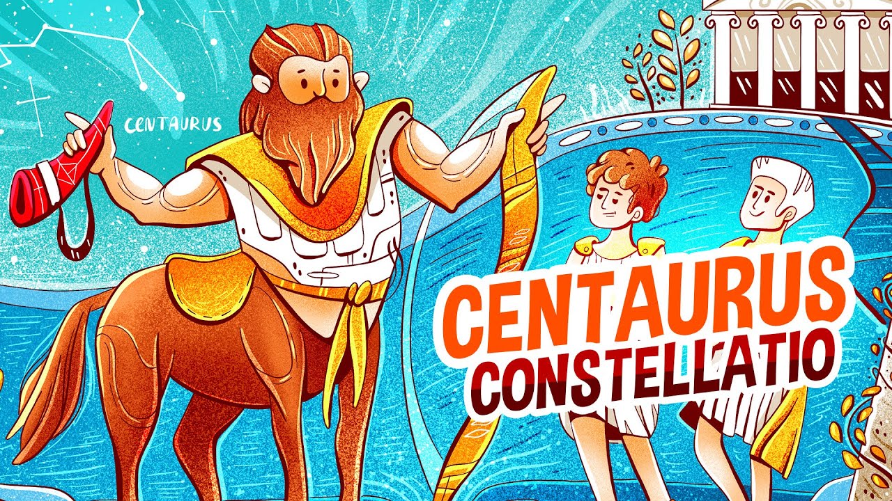 I draw the Constellation Centaurus | Greek Myths, Centaur Chiron 