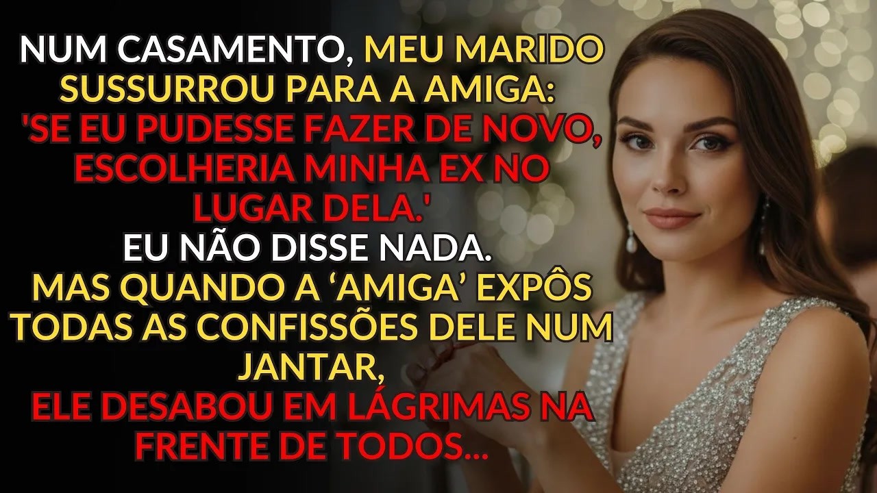 No Nosso Próprio Casamento, Ele Sussurrou: “Se Eu Pudesse Recomeçar, Não Escolheria Ela…”