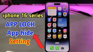 How to lock & hide apps in Iphone 16/16 plus | Iphone 16 pro/max app hide setting kaise kare