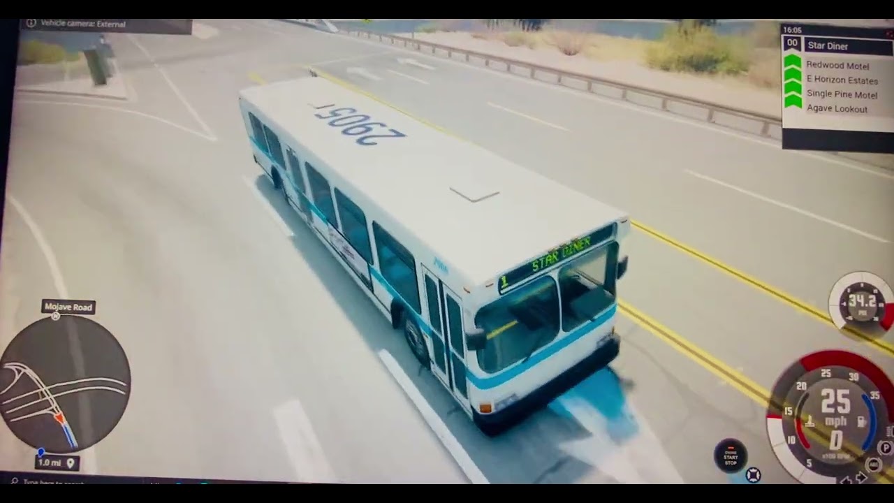 BeamNG: EP 11 S2 Bus routes driving around the west coast