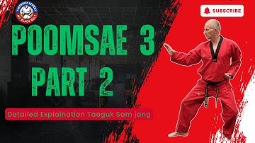 Mastering Taekwondo Poomsae3 Detailed Movements Guide (Parts 1 & 2) | 8th Dan Grand Master Morteza