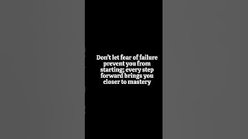 Don’t let fear of failure stop you—every step leads to mastery ✨ #shorts
