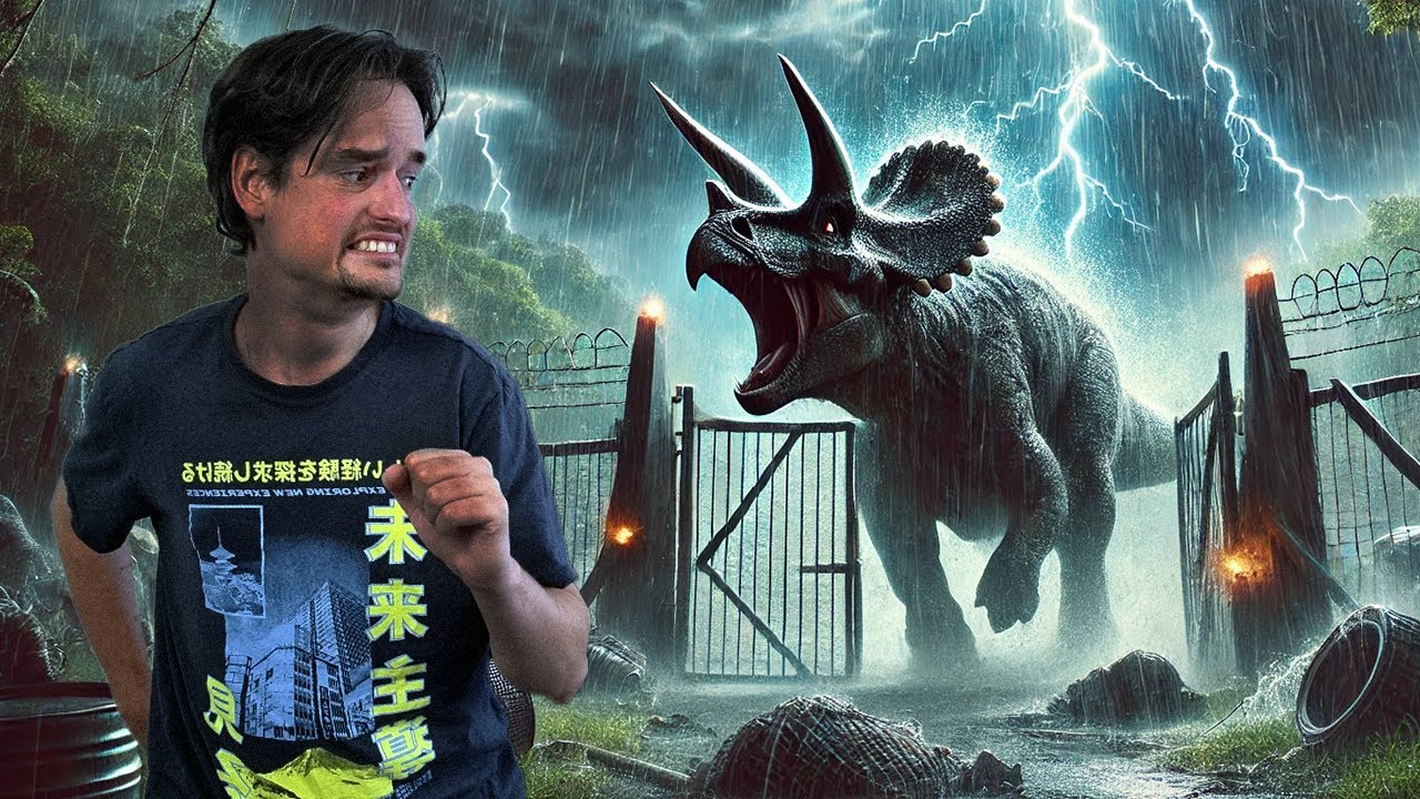 Storm veroorzaakt complete chaos in Jurassic World Evolution 2