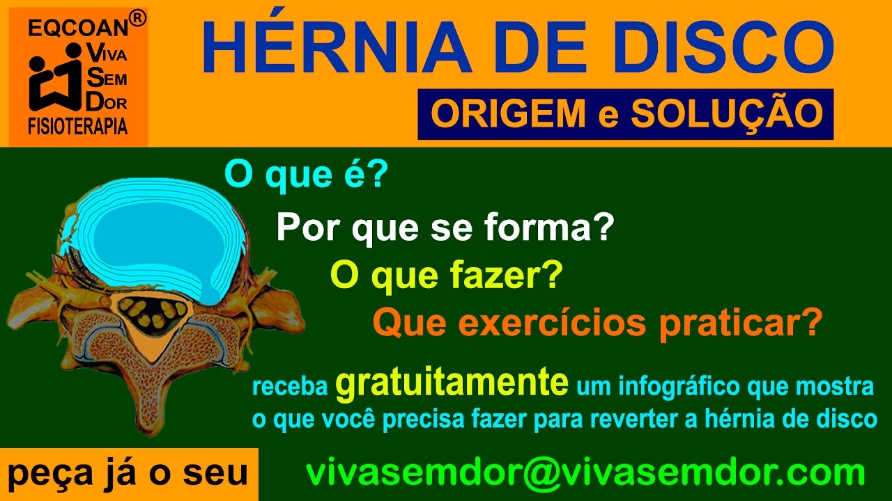 artrose no joelho infográfico hérnia de disco