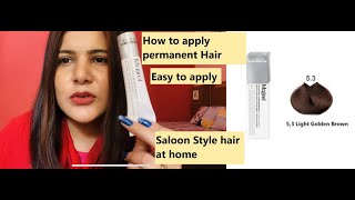 How to color hair at home | Very easy | Golden Brown |  Loreal Majirel color | get festival ready