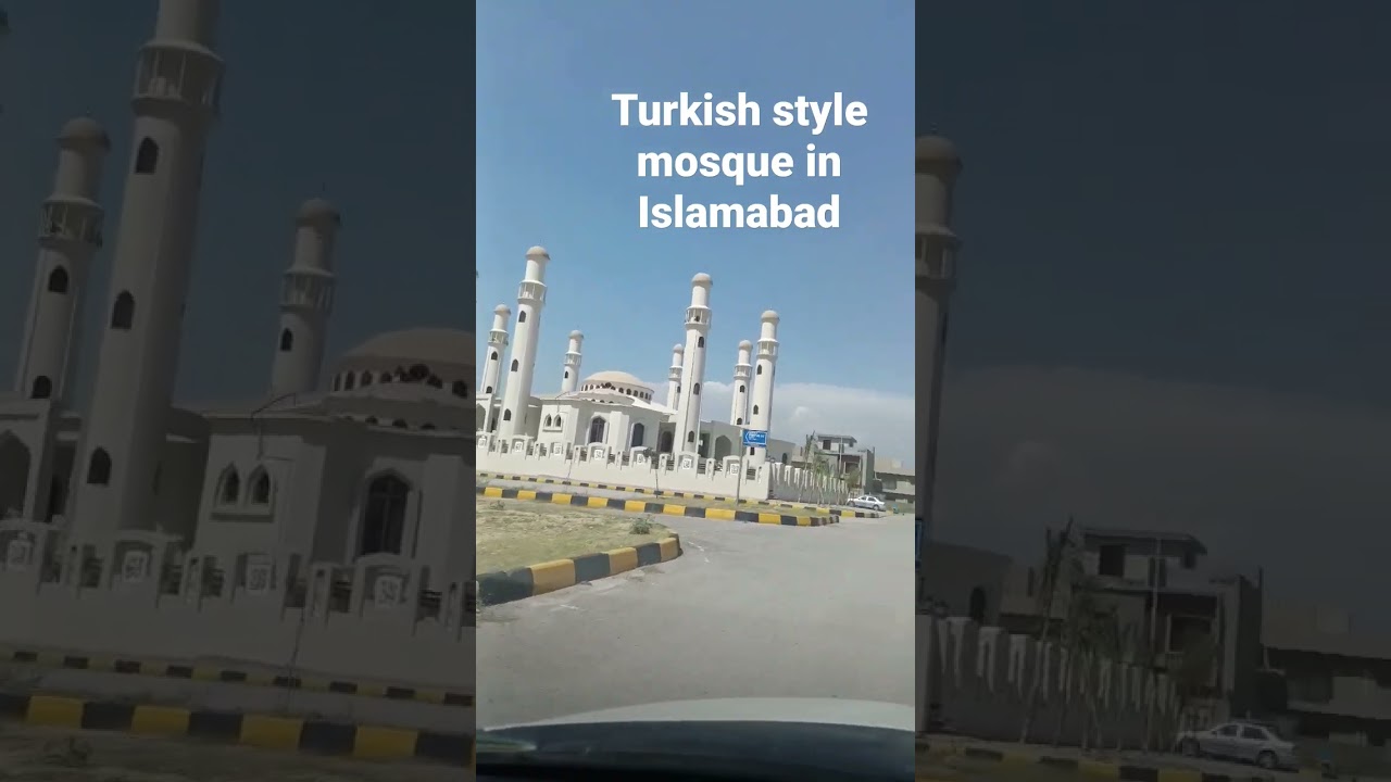 Turkish style mosque in Islamabad