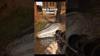 How to survive dinosaur #horrorgame #scarygame #gameplay