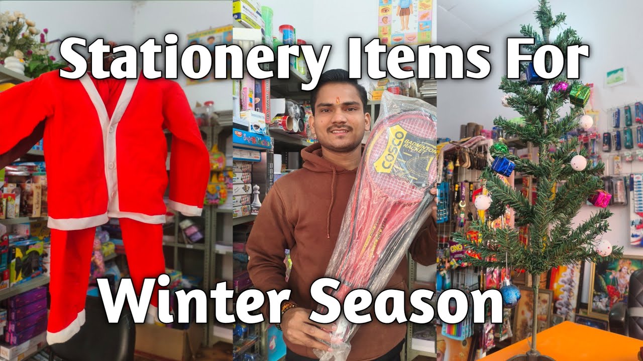 Stationery Shop Items For Winter Season  | Stationery Business , Business plan Guide | Bedminton 