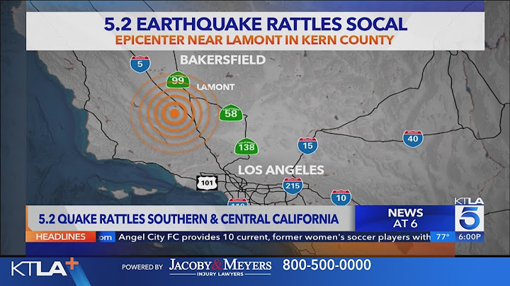 Magnitude 5.2 earthquake strikes Southern California