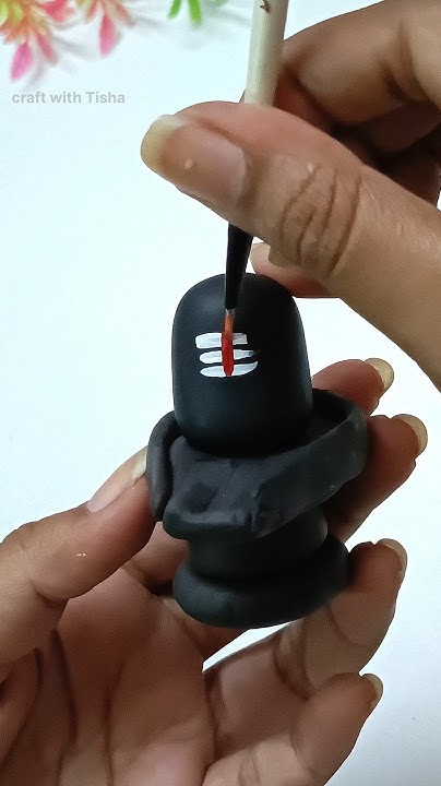 DIY clay shivling | how to make shivling with air dry clay #clay # ...