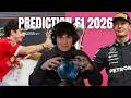 ECCO LA MIA PREDICTION DELLA NUOVA STAGIONE DI FORMULA 1 NEL 2026