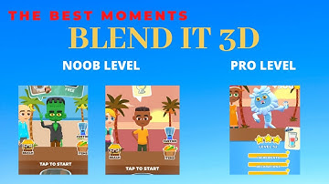 NOOB vs PRO vs HACKER   Blend It 3D FULL LEVEL  (GAMEPLAY WALKTHROUGH)