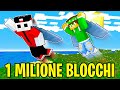 HO VOLATO 1 MILIONE DI BLOCCHI SU MINECRAFT