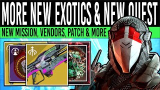 Destiny 2: MORE EXOTICS REVEALED &amp; SECRET MISSION! Eververse, Brave BUFF, Vendors &amp; Patch (21st May)