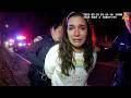 Drunk Woman DRIVES Into Active Crash Scene — Hits Cops Car, Then LOSES CONTROL!
