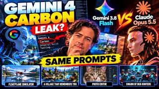 Gemini 4 Carbon Leak I Tested Gemini 3.8 Flash vs Claude Opus 5.5 (Same Prompts)