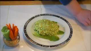 Салат из авокадо с яйцом_  Avocado spread with eggs