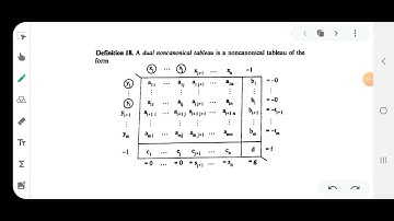 Dual Non canonical Tableau /// FIfth Semester BSc Mathematics /// LPP