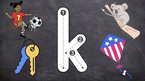 Lowercase Letter Formation | Lowercase Letter k | How to Write Letters #earlyliteracy #homeschool