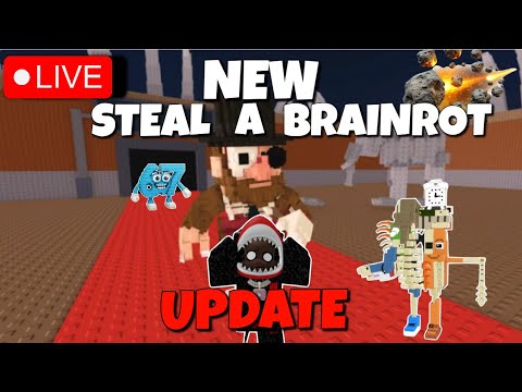 LIVE STEAL A BRAINROT ADMIN ABUSE Stealabrainrot Roblox Shorts Shortslive Fyp