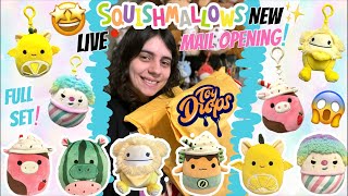 Opening FULL🤯SET of BRAND✨NEW Crossover🍌Squishmallows🐮from Toy Drops! (WRONG❓ORDER) + Live🥰HAUL!