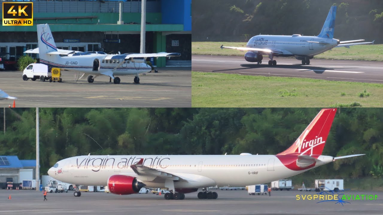 Argyle International: 2025, New Year's Day afternoon Plane Spotting (4K HD)