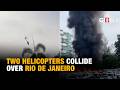 Six Dead After Two Helicopters Collide Mid-Air and Crash Into Car Dealership in Rio de Janeiro
