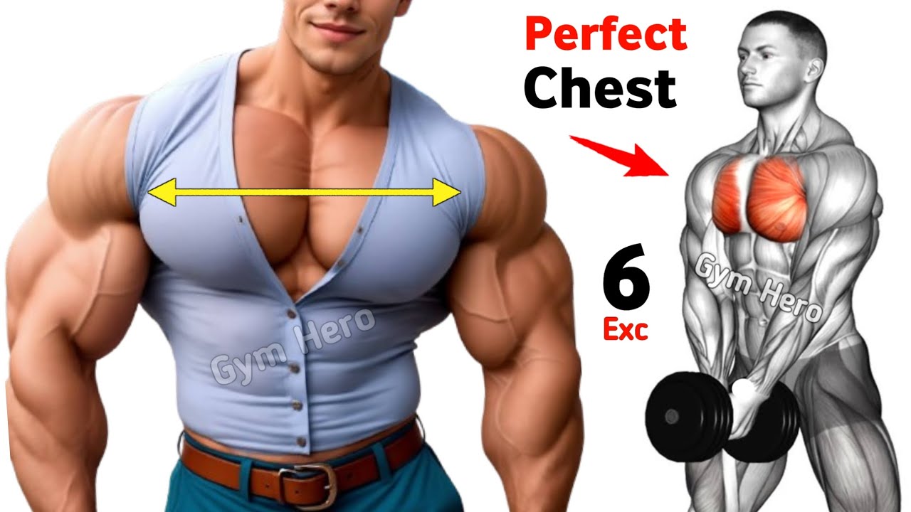 6 Bigger Chest Workout for a Perfect Shaped Chest - YouTube