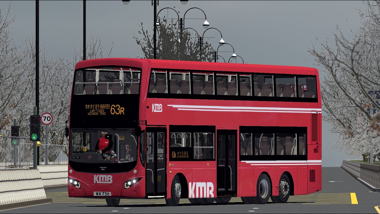 [GST零分選手] OMSI2 KMB 63R 大埔墟站 ➜ 林村許願樹🌳