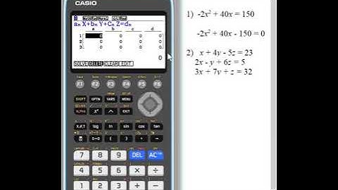 Casio CG50 Equation App