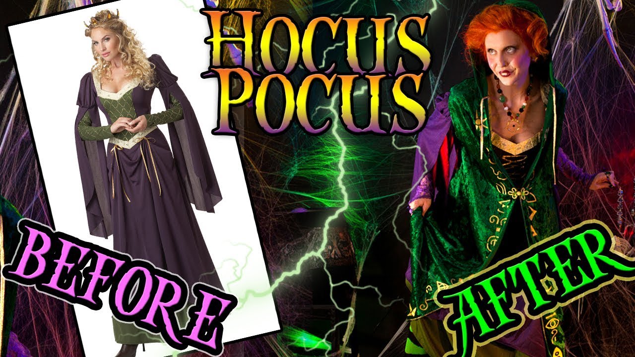 Hocus Pocus Winifred Sanderson Costume Tutorial Costume To Custom 2 Youtube