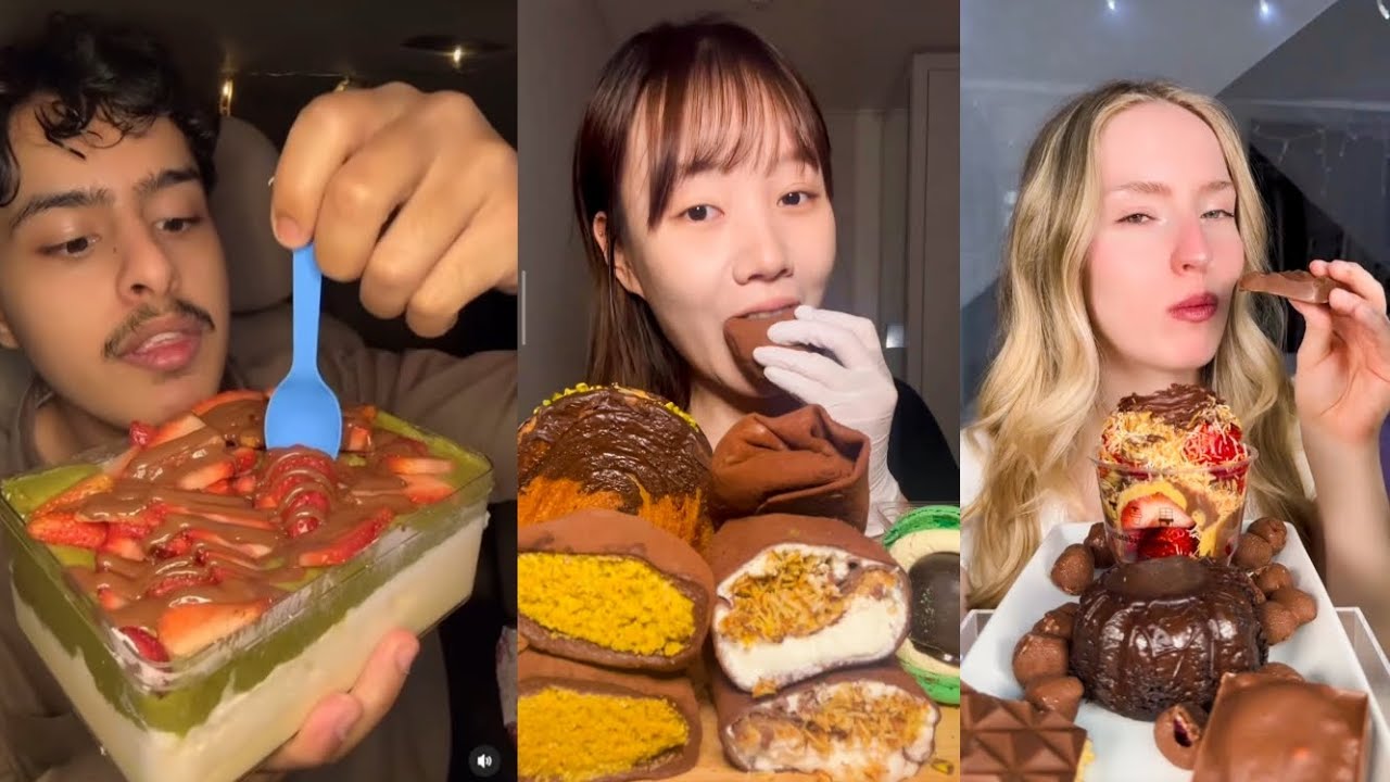 🍓🥮Best Sweet Dessert Mukbang Asmr Compilation