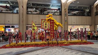 新加坡文揚龍獅运动协會 Singapore Wen Yang LED War Drums,Dragon, Lion High Poles Performances at NorthPoint City