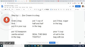 Google Tip: Voice Typing