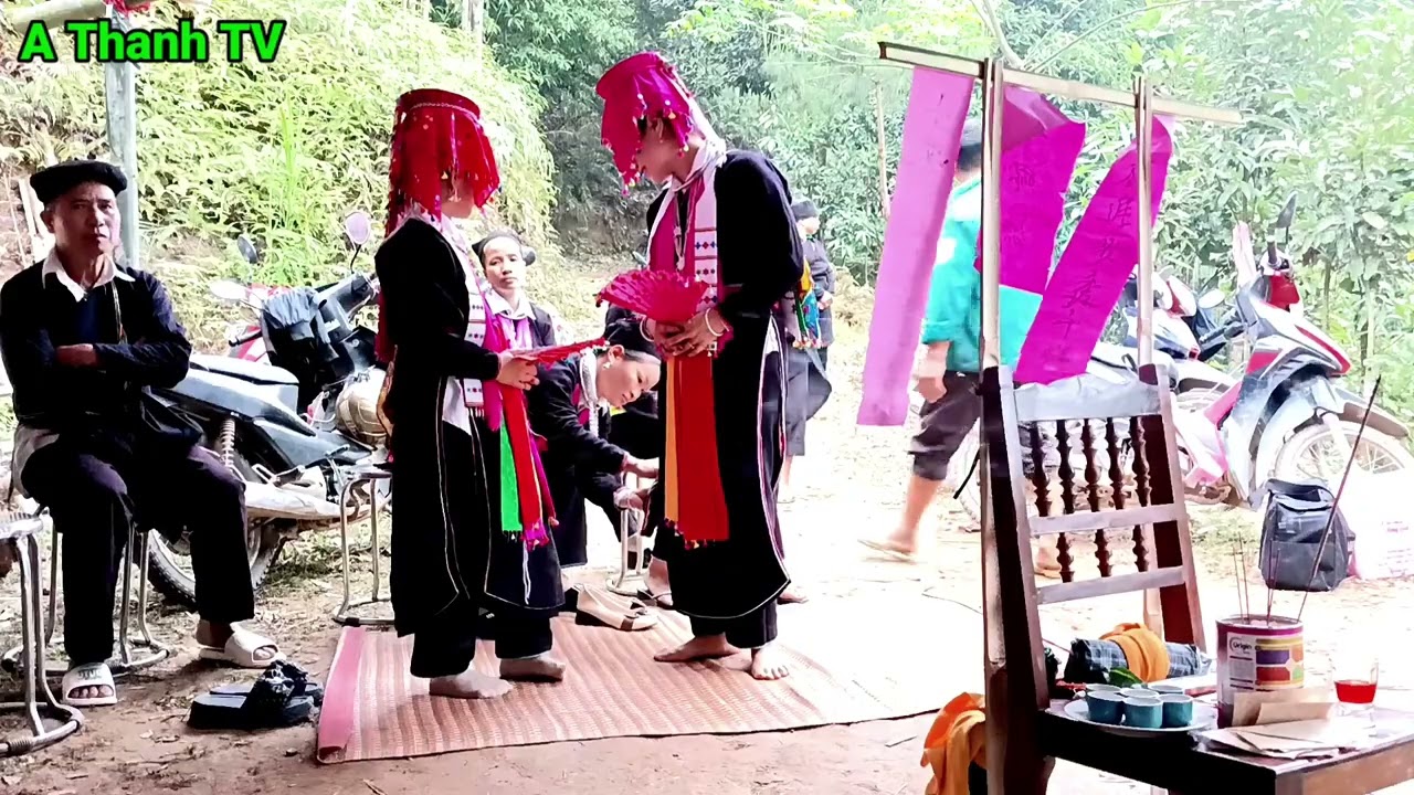 Chặng cô chau chại zúng, hát ải già làng, đám cưới Dao Tuyển tại làng đọng thôn Cốc Đào xã Bảo nhai