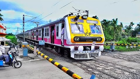 Super Speedy Modern Medha EMU Train Skip Between Railgate Furiously | Eastern Railways