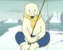 Polar bears discussing global warming
