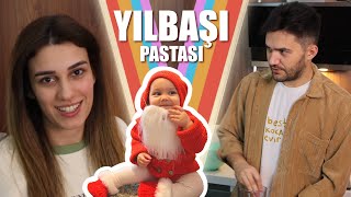 YILBAŞI PASTASI - Fırtınalar altında kalmış bir pasta