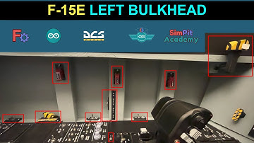 Episode 22 How to build DCS F-15E Left Bulkhead #dcs #arduino #flightsimulator