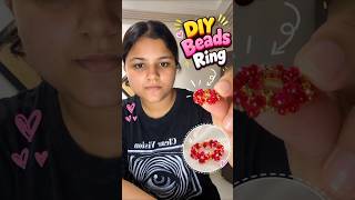 DIY Beaded Ring Tutorial 💍✨ #shorts #craft #diyring