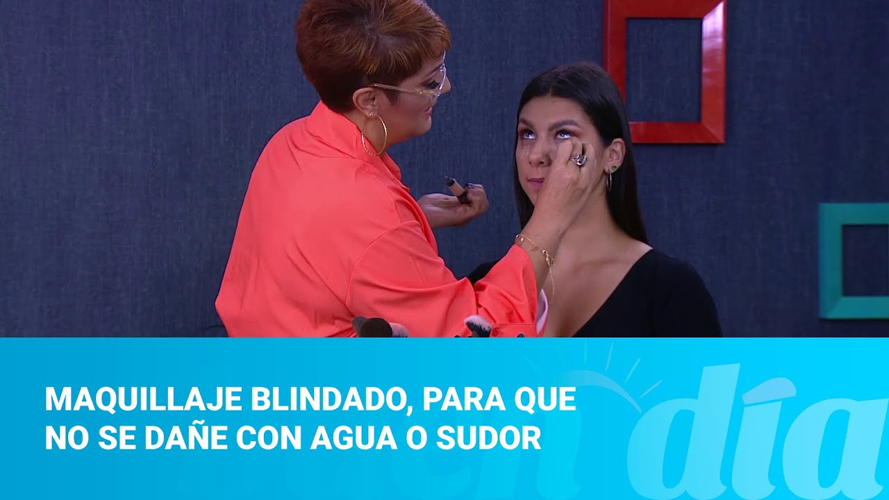 Maquillaje blindado, para que no se dañe con agua o sudor