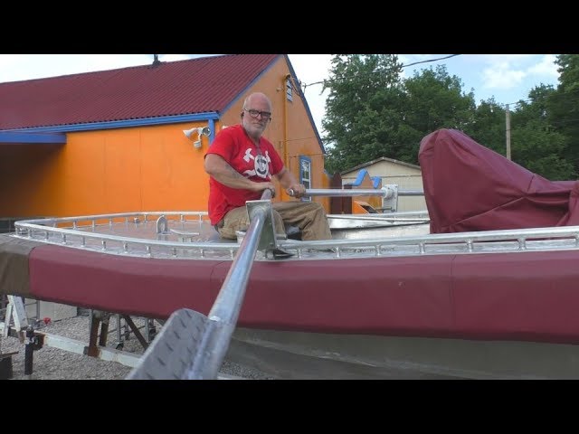 Diesel Jet Boat Build – Part 12 – Boat Cover, Oars, and Oarlocks and other stuff