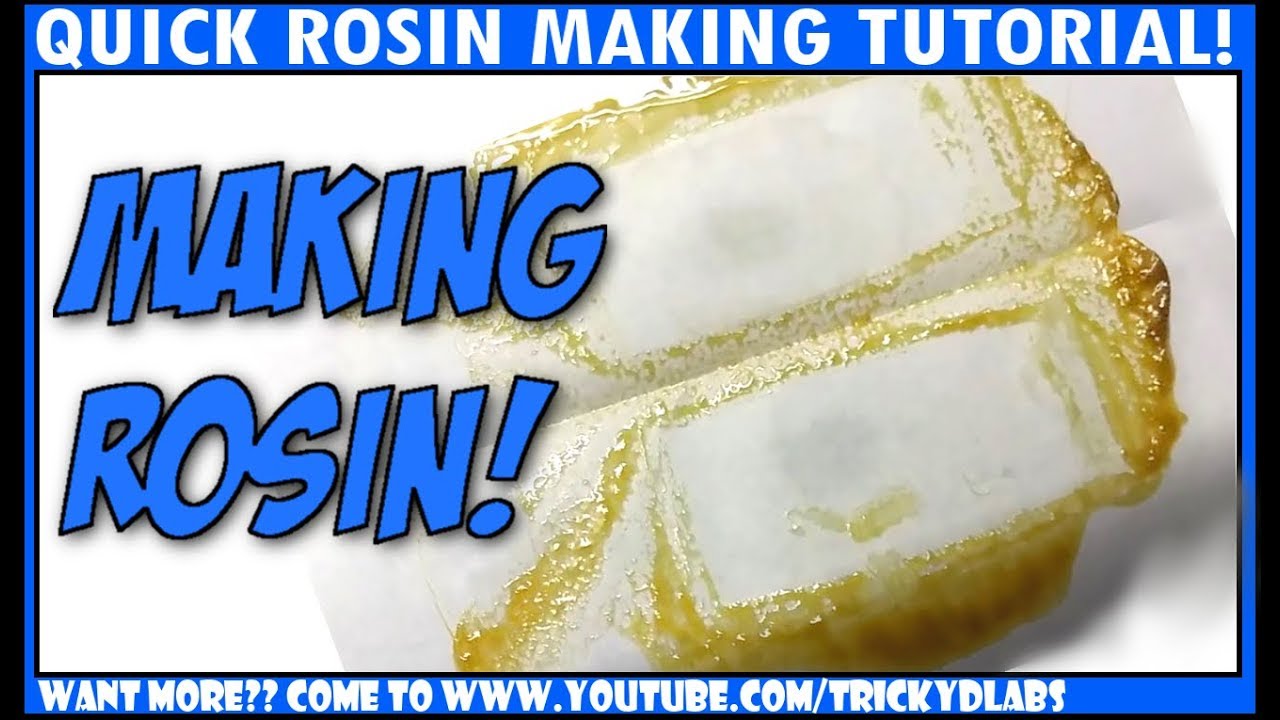 Quick Rosin Tutorial and SQUISH!