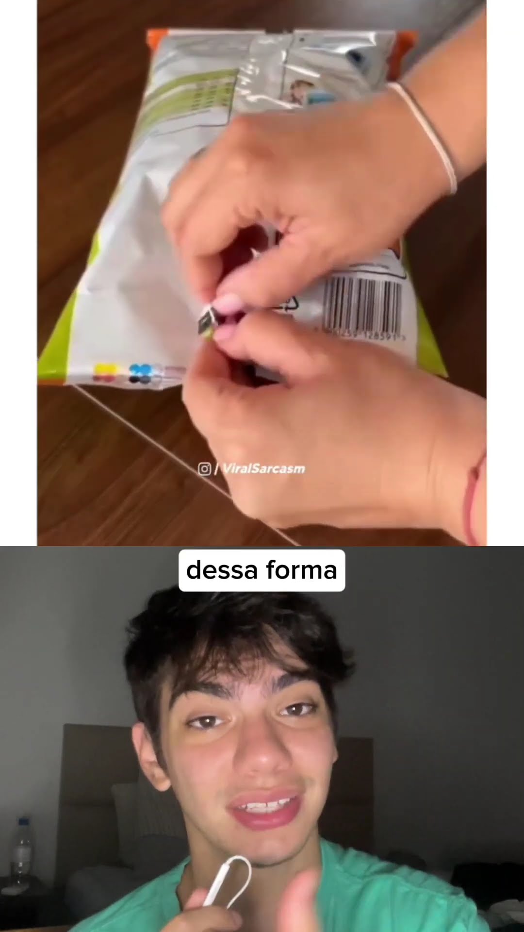 Abrindo o pacote assim, comer salgadinho fica muito mais fácil! ?? Já sabia desse truque?